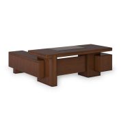 Стол руководителя MUX правый 210х204 см, американский орех