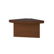 Столешница для переговорного стола угловая с передней панелью MUX , американский орех