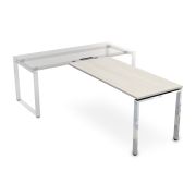 Брифинг-приставка GLOSS LINE 140х70 см, ivory