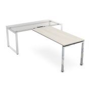 Брифинг-приставка GLOSS LINE 120х70 см, ivory