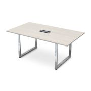 Стол для переговоров GLOSS LINE 180х100 см, ivory