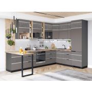DaVita кухонный гарнитур Грейс 4 (ширина 150х335х220 см)