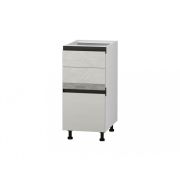 DaVita 104.59 Стол с 3 ящиками (метабоксы) Бостон