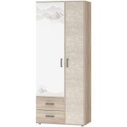 DaVita 500.01 Шкаф с полками и штангой Эверест 900