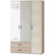 DaVita 500.28 Шкаф трехдверный с зеркалом Эверест 1350