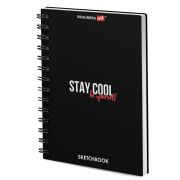 Скетчбук для графики и маркеров, «БРИСТОЛЬ» 200 г/м2, 148х210 мм, 30 листов, ГРЕБЕНЬ, BRAUBERG ART PREMIERE, 115108