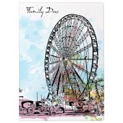 Папка-органайзер семейная для 4-х комплектов документов «Journey», А4, цветной принт, STAFF, 238338