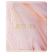 Тетрадь предметная «PASTEL» 48 л., SoftTouch, фольга, ФИЗИКА, клетка, BRAUBERG, 404319