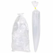 Фужер одноразовый 160 мл для шампанского пластиковый, прозрачная высокая ножка, «Флюте», 1015