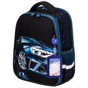 Ранец BRAUBERG FIT, 2 отделения, «Super car», 38х27х14 см, 272024