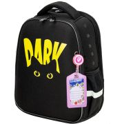 Ранец BRAUBERG FIT, 2 отделения, «Dark cat», 38х27х14 см, 272026