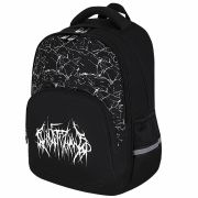 Рюкзак BRAUBERG SOFT, 2 отделения, 3 кармана, «Lettering», СВЕТЯЩИЙСЯ, 40х31х15 см, 272034