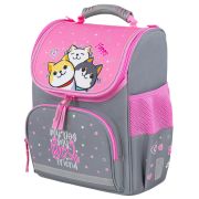 Ранец ПИФАГОР BASIC, 1 отделение, 3 кармана, эргономичная спинка, «Best team», 35х28х18 см, 272050