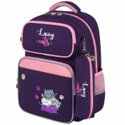 Рюкзак ЮНЛАНДИЯ COMPLETE, с пеналом в комплекте, эрго-спинка, «Cat pile», 42х29х14 см, 272056