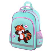Рюкзак ПИФАГОР SCHOOL, 1 отделение, 3 кармана, «Red panda», 38x28х14 см, 272083