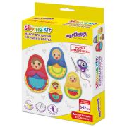 Набор для шитья игрушки из фетра «Матрешки», 4 игрушки, ЮНЛАНДИЯ, 664737