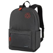 Рюкзак HEIKKI ENERGETIC (ХЕЙКИ) универсальный, эргономичный, «Recycle», черно-серый, 43х30х16 см, 272532