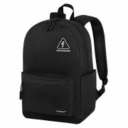 Рюкзак HEIKKI ENERGETIC (ХЕЙКИ) универсальный, эргономичный, «Danger», черный, 43х30х16 см, 272534