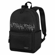 Рюкзак HEIKKI ENERGETIC Mood (ХЕЙКИ) универсальный, эргономичный, «Drainer style», черный, 43х30х16см,272535