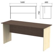 Стол письменный «Канц», 1600х600х750 мм, цвет венге/дуб молочный (КОМПЛЕКТ)