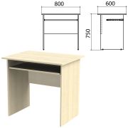 Стол компьютерный «Канц», 800х600х750 мм, цвет дуб молочный (КОМПЛЕКТ)