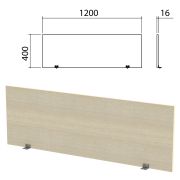 Экран-перегородка «Канц» 1200х16х400 мм, цвет дуб молочный (КОМПЛЕКТ С ФУРНИТУРОЙ)