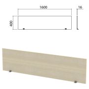 Экран-перегородка «Канц» 1600х16х400 мм, цвет дуб молочный (КОМПЛЕКТ С ФУРНИТУРОЙ)