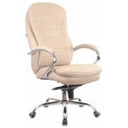 Кресло руководителя Everprof Valencia M Экокожа Бежевый