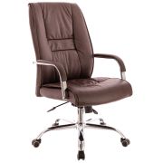 Кресло руководителя Everprof Kent TM Экокожа Коричневый