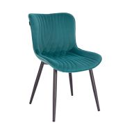 Обеденный стул Everprof Aqua Ткань Темно-зеленый