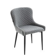 Обеденный стул Everprof Ray Ткань Серый