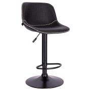 Барный стул Everprof Smile Black Экокожа Черный