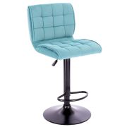 Барный стул Everprof Richy Ткань Бирюзовый
