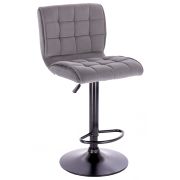 Барный стул Everprof Richy Ткань Серый