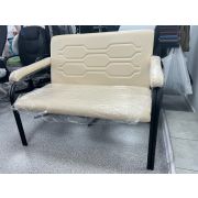 Диван СИРИУС разборный 2 местный Mango 793 бежевый. каркас черный