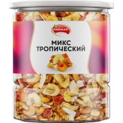 Орехи и сухофрукты NARMAK «Микс Тропический», грецкий орех, кешью, кокос, банан, цукаты, 400 г