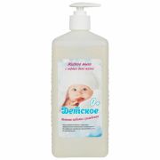 Мыло жидкое 1 л, АБАКТЕРИЛ ДЕТСКОЕ «С первых дней жизни», дозатор