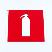 Знак пожарной безопасности «Огнетушитель», 200х200х2 мм, КОМПЛЕКТ 3 штуки, пластик, F04