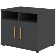 Тумба для оргтехники FORTA FPS 806, черный графит, 802х600х660 мм