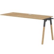 Бенч-система FORTA FIST 1567, дуб гамильтон/антрацит/бук, 1580х670х733 мм