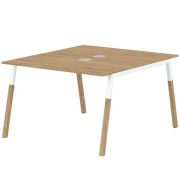 Бенч-система FORTA FWST 1113, дуб гамильтон/белый/бук, 1180х1370х733 мм