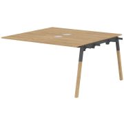 Бенч-система FORTA FIWST 1313, дуб гамильтон/антрацит/бук, 1380х1370х733 мм