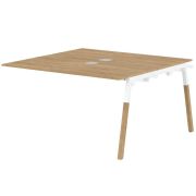 Бенч-система FORTA FIWST 1313, дуб гамильтон/белый/бук, 1380х1370х733 мм