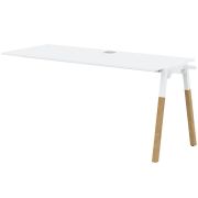 Бенч-система FORTA FIST 1567, белый/бук, 1580х670х733 мм