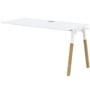 Бенч-система FORTA FIST 1367, белый/бук, 1380х670х733 мм