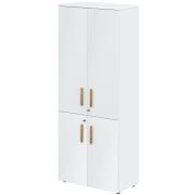 Шкаф высокий FORTA FHC 80.3(Z), белый, 802х429х1983 мм