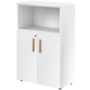 Шкаф средний FORTA FMC 80.3(Z), белый, 802х429х1213 мм