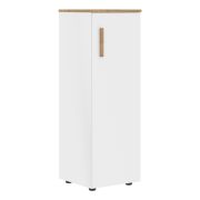 Шкаф колонка средняя FORTA FMC 40.1(R), правая, белый/дуб гамильтон, 404х429х1213 мм