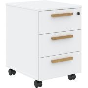 Тумба мобильная FORTA FMC-3D.A, белый, 408х504х600 мм
