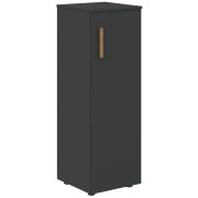 Шкаф колонка средняя FORTA FMC 40.1(R), правая, черный графит, 404х429х1213 мм